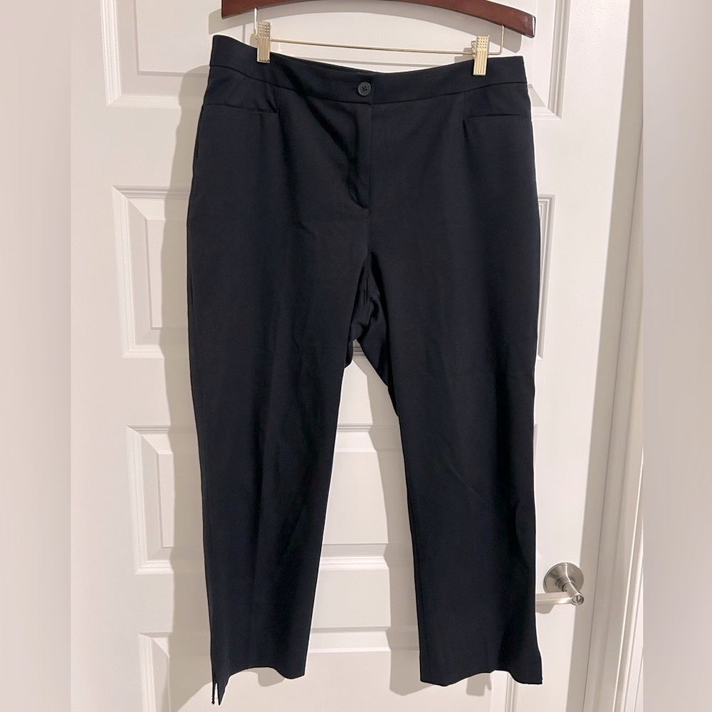 Talbots Curvy Pants Navy Blue Size 14